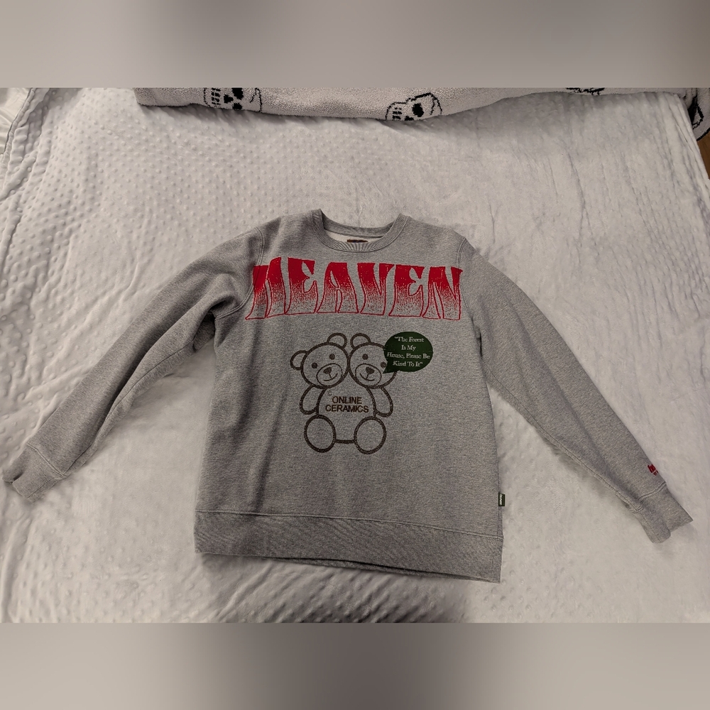 Gray Kids Shirt with Bear Print